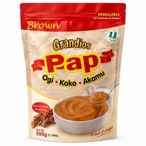 Grandios Brown Pap (500g)